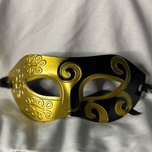 Gold and Black Masquerade Mask